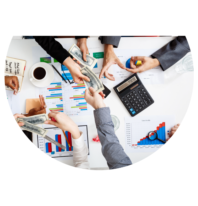 Customers Depositing Their money in bank and Growth charts